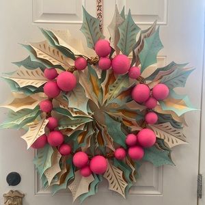 Glitterville Holly-Days Wreath